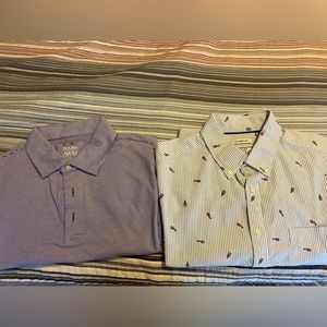 BUNDLE (2): Jos. A. Bank 1905 Collection Shirt